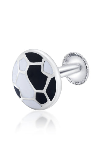 Nipura 925 Sterling Silver Kick-Off Twinkle Stud Earrings for Kids