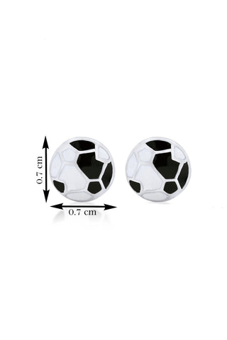 Nipura 925 Sterling Silver Kick-Off Twinkle Stud Earrings for Kids