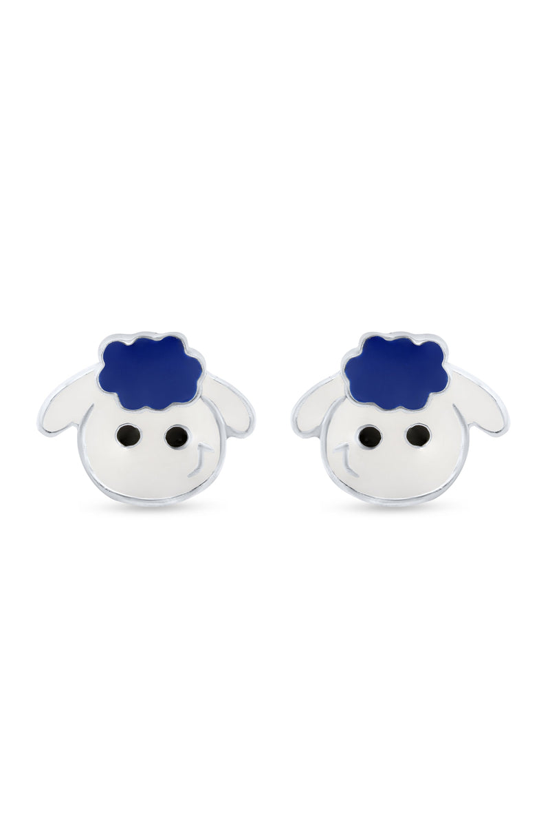 Nipura 925 Sterling  Silver Wooly Wonders Kids' Earrings