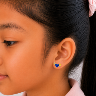 Skyheart 925 Sterling Silver Kids Earrings