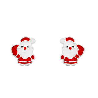 Nipura 925 sterling silver Santa Claus Earrings – Perfect Holiday Accessory