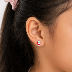 Nipura 925 sterling silver Santa Claus Earrings – Perfect Holiday Accessory