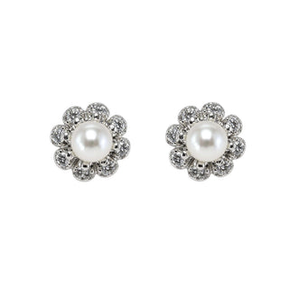 White Cubic Zirconia Earrings in 92.5 Sterling Silver