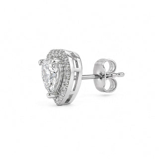 White Cubic Zirconia Earrings in 92.5 Sterling Silver