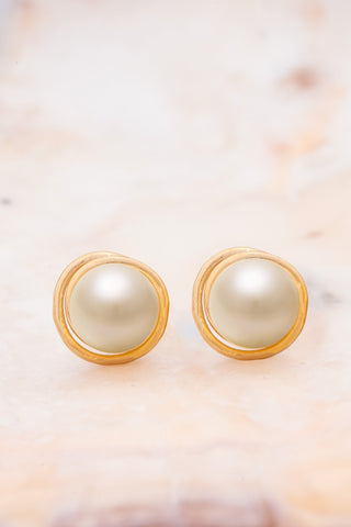 Nipura 925 Sterling Silver Pearl Stud Earrings – Elegant Jewelry for Women, Perfect for Any Occasion.