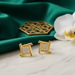 Nipura Franco Silver 18kt Gold-Plated Silver Earrings