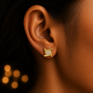 Nipura Franco Silver 18kt Gold-Plated Silver Earrings