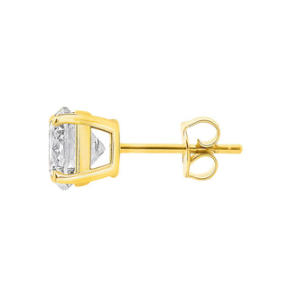 Houston 18kt Gold-Plated Silver CZ Earrings