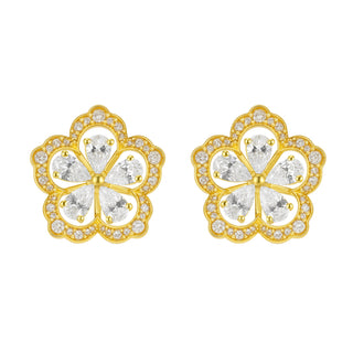 Allure Detachable 18kt Gold-Plated Silver Earrings