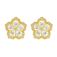 Allure Detachable 18kt Gold-Plated Silver Earrings