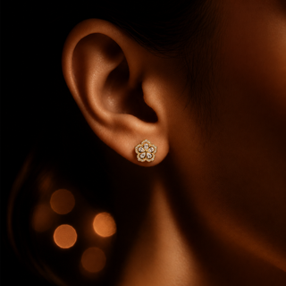 Allure Detachable 18kt Gold-Plated Silver Earrings