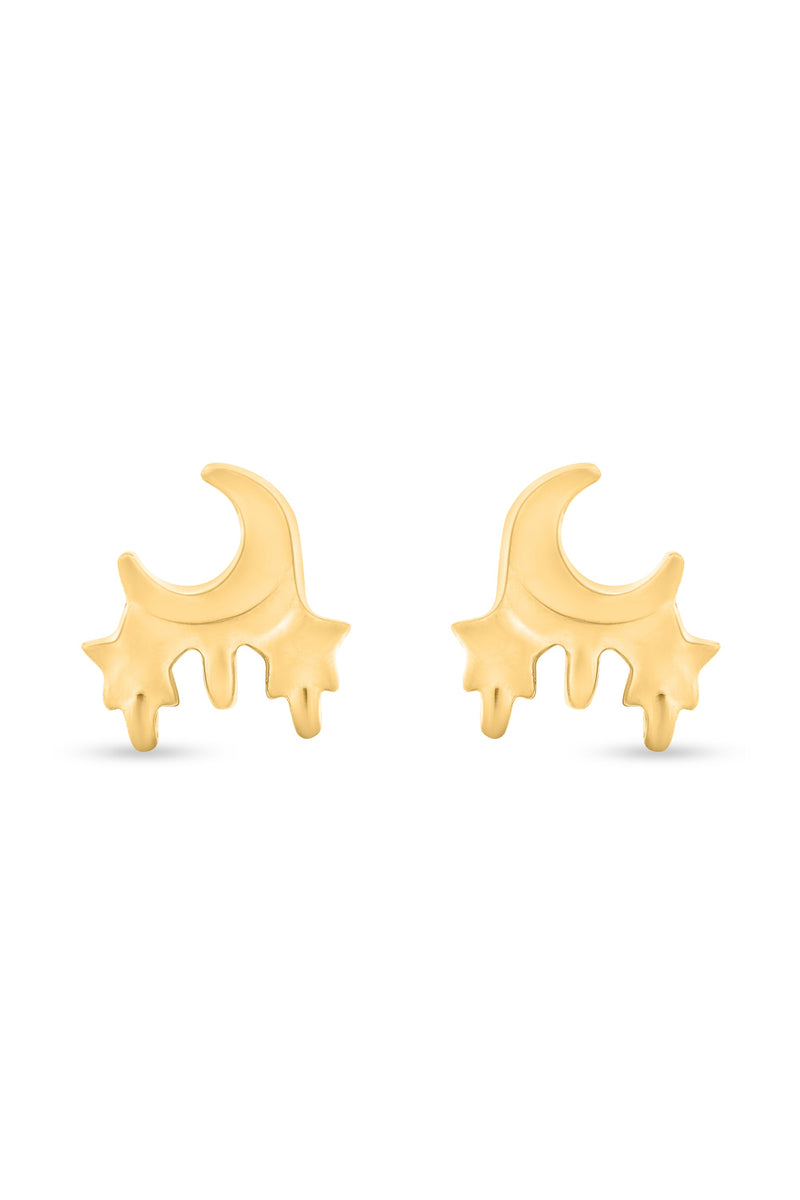 Nipura 925 sterling silver Twinkling Dreams Gold-Plated Kids' Earrings