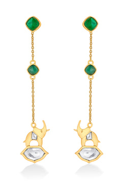 Nipura 925 Sterling Silver Rania Drop Dangling Earrings