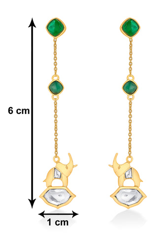 Nipura 925 Sterling Silver Rania Drop Dangling Earrings