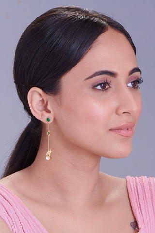 Nipura 925 Sterling Silver Rania Drop Dangling Earrings