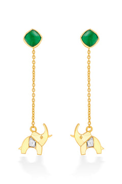 Nipura 925 Sterling Silver Rania Long Dangling Earrings