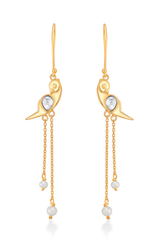 Nipura 925 Sterling Silver Yonina Pearl Danglers