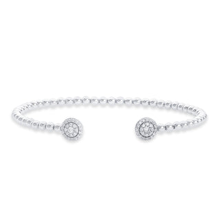 Nipura 925 Sterling Silver Classic Zircon Spring Bracelet