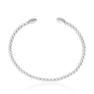 Nipura 925 Sterling Silver Classic Zircon Spring Bracelet