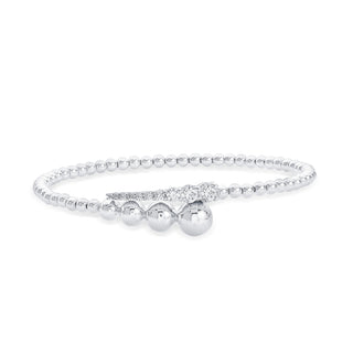 Nipura 925 Sterling Silver Assymmetric Spring Bracelet