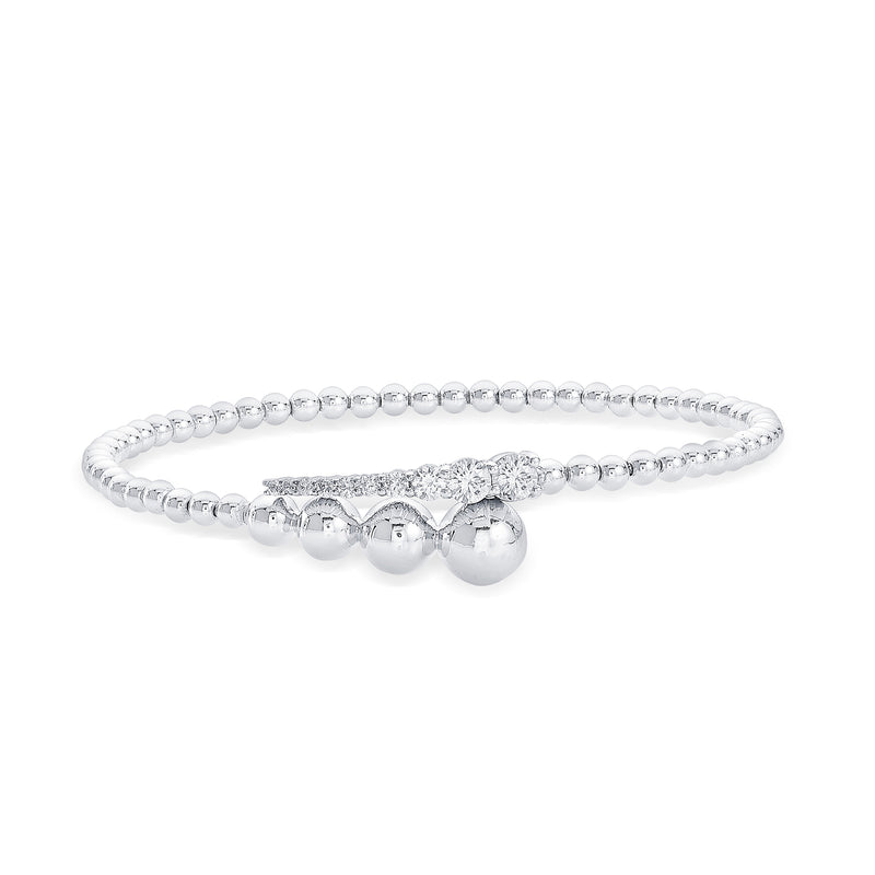 Nipura 925 Sterling Silver Assymmetric Spring Bracelet