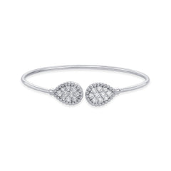 Nipura 925 Sterling Silver Zircon Pop Bangle