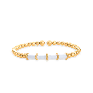 Nipura 925 Sterling Silver Shwet Spring Bracelet- Golden