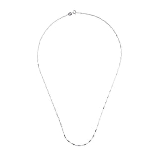 Nipura 925 Sterling Silver Diamond-cut Popcorn Chain