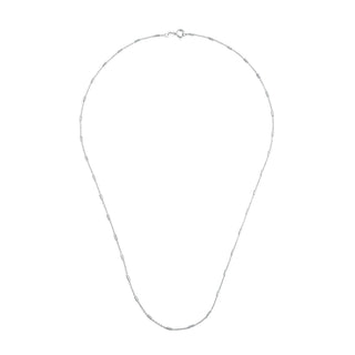 Nipura 925 Sterling Silver Bead Twist Link Chain
