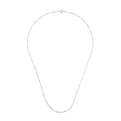 Bead Twist Link 925 Sterling Silver Chain