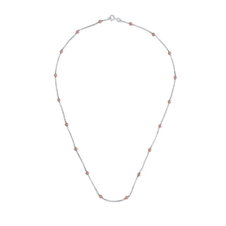 Nipura 925 Sterling Silver Solid Popcorn Chain- Rosegold