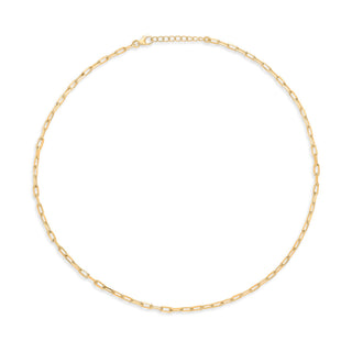 Nipura 925 Sterling Silver Golden Chic Chain Necklace