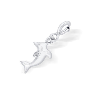 Nipura 925 Sterling Silver Jumping Dolphin Charm Pendant(without chain)