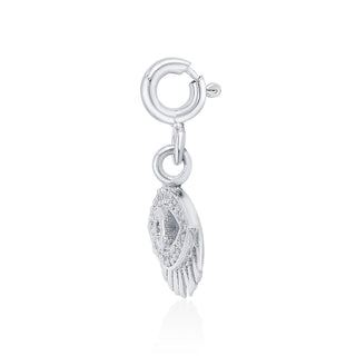 Nipura 925 Sterling Silver Zircon Eye Charm Pendant(without chain)