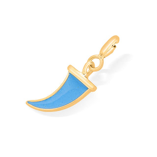 Nipura 925 Sterling Silver Enamel Tiger Tooth Charm Pendant(without chain)