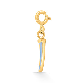Nipura 925 Sterling Silver Enamel Tiger Tooth Charm Pendant(without chain)