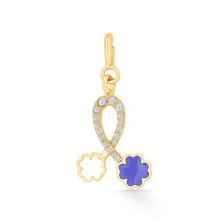 Nipura 925 Sterling Silver Blooming Clovers Charm Pendant(without chain)