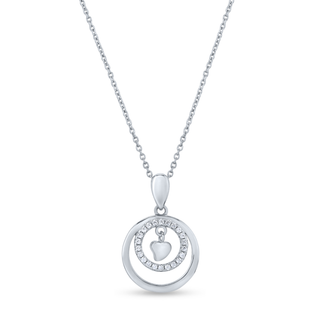 Nipura 925 Sterling Silver Love in Harmony Pendant Set