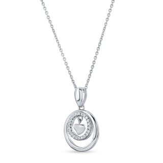 Nipura 925 Sterling Silver Love in Harmony Pendant Set