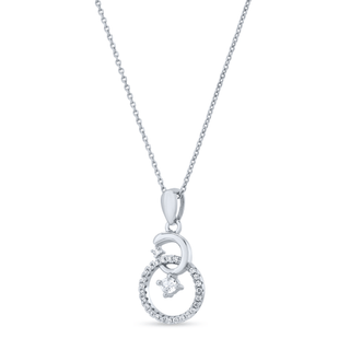 Nipura 925 Sterling Silver Zircon Ring Pendant Set