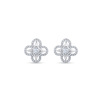 Nipura 925 Sterling Silver Clover Zircon Pendant Set