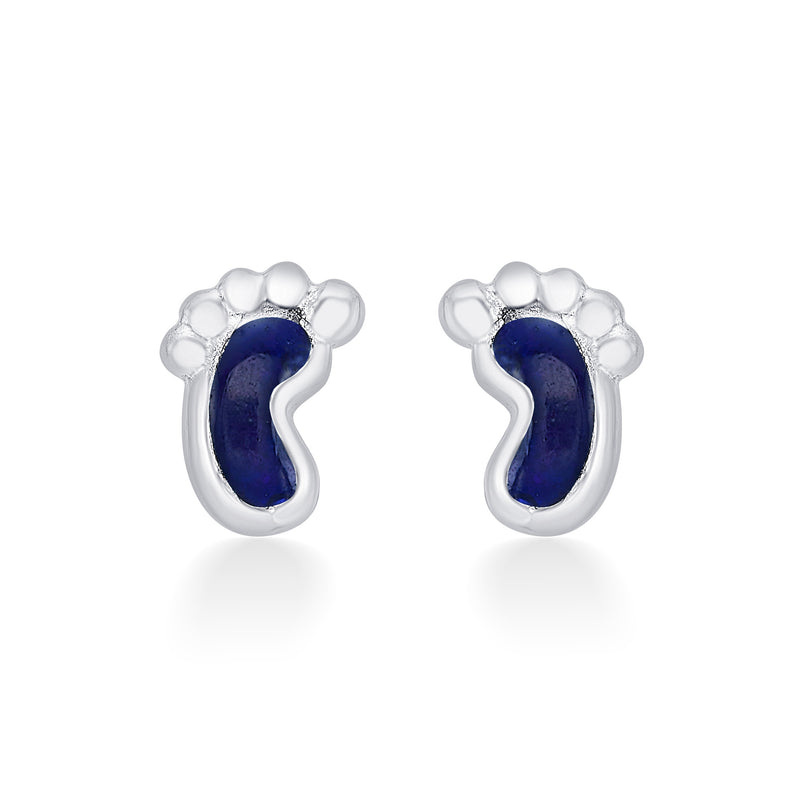 Nipura 925 Sterling Silver Cherry Toes Charm Earrings for Kids