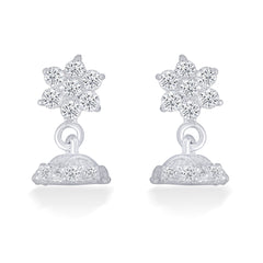 Nipura Sterling Silver Bloom Drop Stud Earrings for Girls | Ideal Gift
