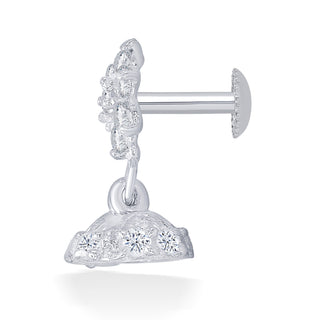 Nipura Sterling Silver Bloom Drop Stud Earrings for Girls | Ideal Gift