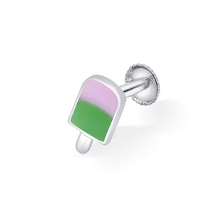 Nipura 925 Sterling Silver Sweet Candy Charm Stud Earrings for Girls