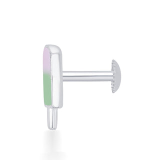 Nipura 925 Sterling Silver Sweet Candy Charm Stud Earrings for Girls