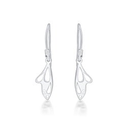 Fairy Wing Laser-cut 925 Sterling Silver Earrings