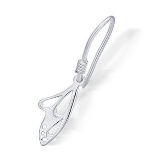 Nipura 925 Sterling Silver Fairy Wing Laser-cut Earrings
