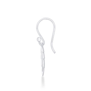 Nipura 925 Sterling Silver Beachy Leaf Laser-cut Earrings