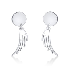 Wing Laser-cut 925 Sterling Silver Earrings